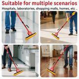 Cellulose Sponge Pop Up Sponge Mop with 2 Swop Roller Sponge mop Suitable for Wood, Ceramic Tiles and Other Flat Floors (1 Handle and 2 Heads)