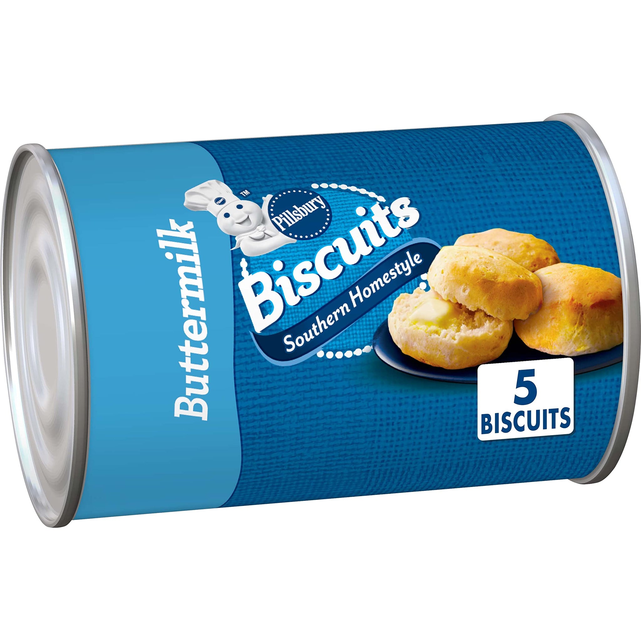 Pillsbury Southern Homestyle Biscuits, Buttermilk, 5 ct , 6 oz