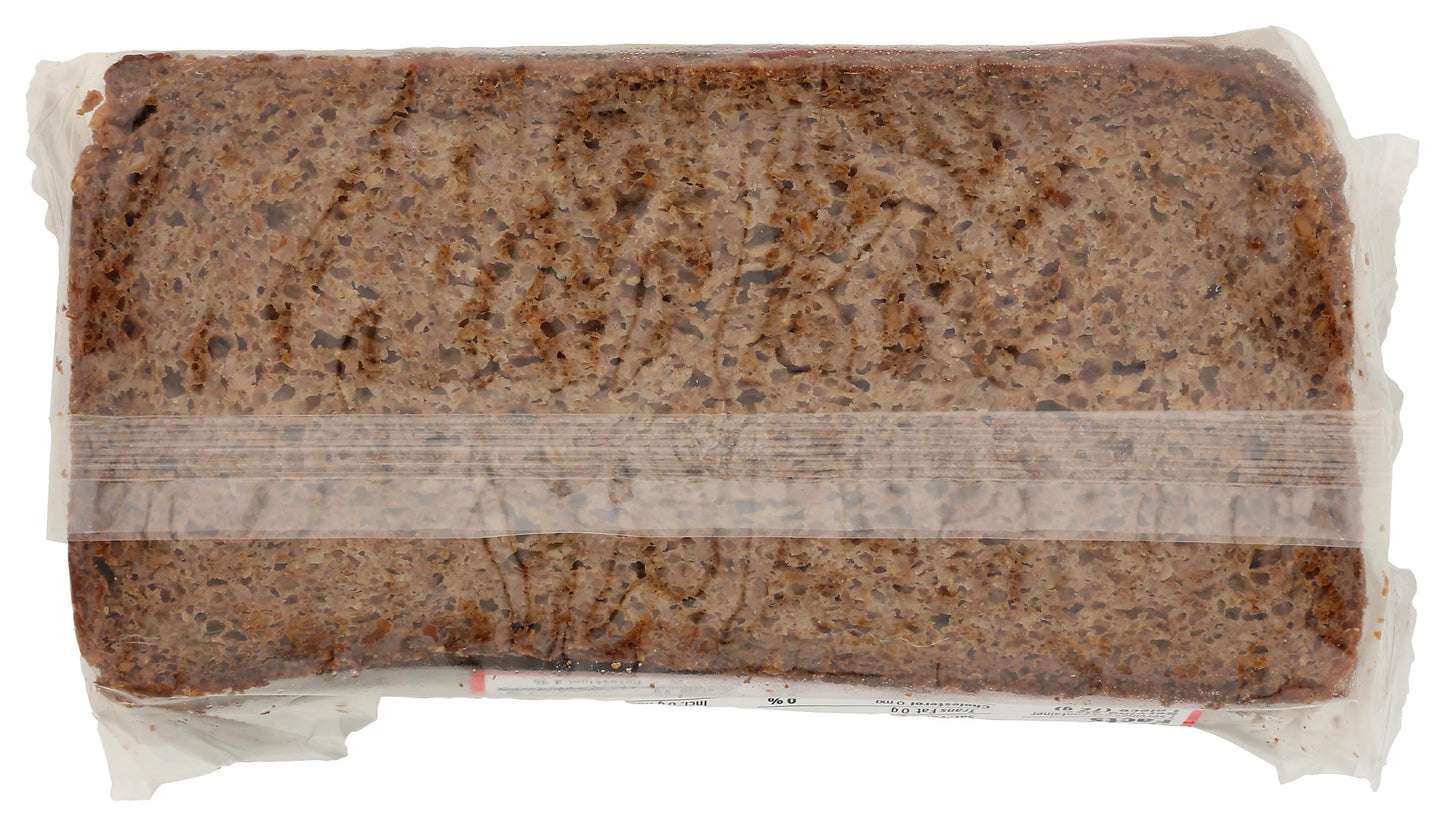 Mestemacher All Natural Whole Rye Bread, 17.6 Oz - Authentic German Whole Grain Rye Bread, High Fiber, Non-GMO, Ready to Eat, Long Shelf Life