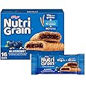 Nutri-Grain Breakfast Bars, Made with 10g Whole Grains, Snack Bars, Blueberry, 20.8oz Box (16 Count)