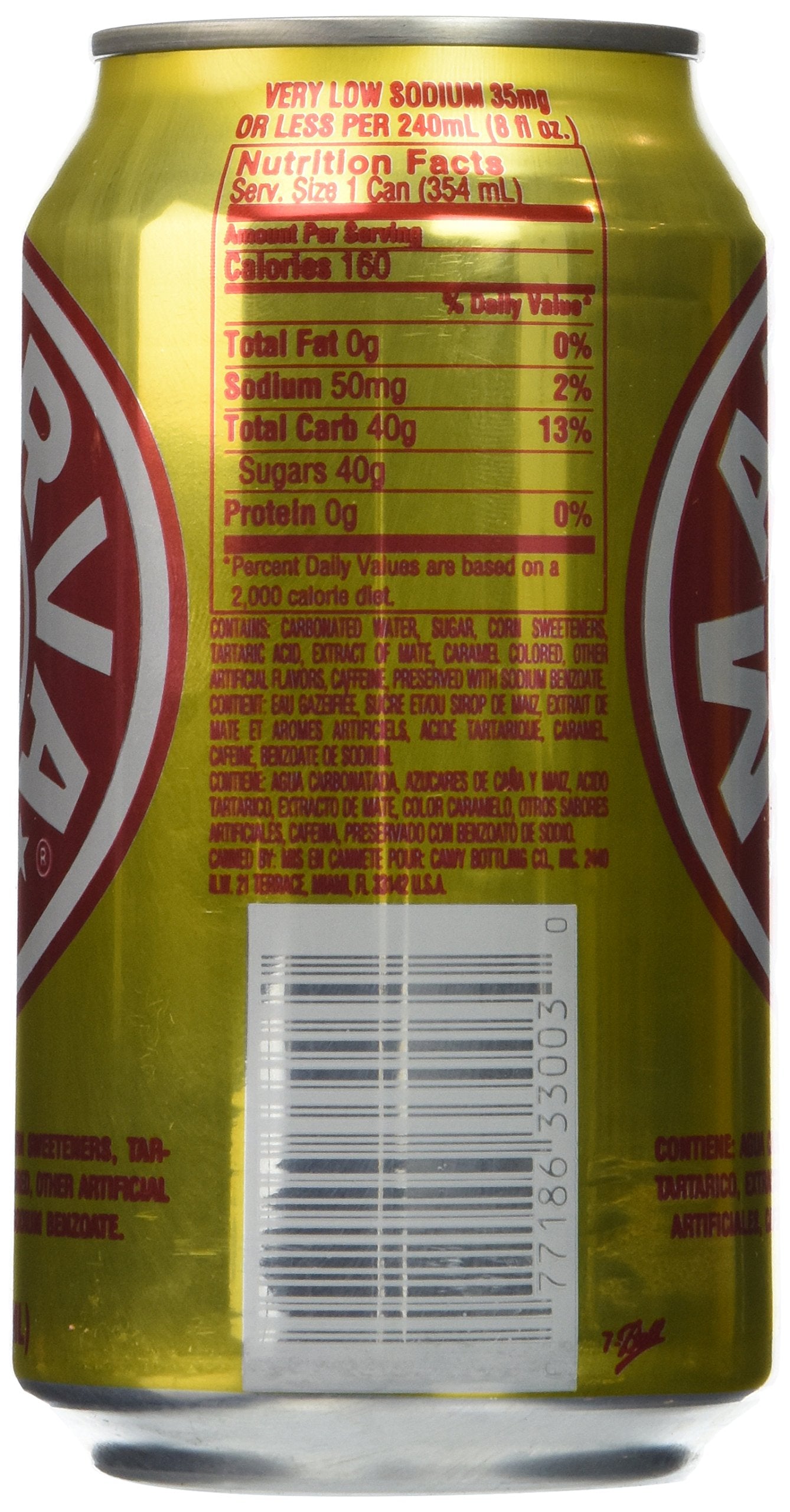 Materva Soda, 6/12 Ounce.