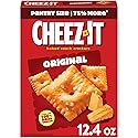 Cheez-It Cheese Crackers, Baked Snack Crackers, Lunch Snacks, Original, 12.4oz Box (1 Box)