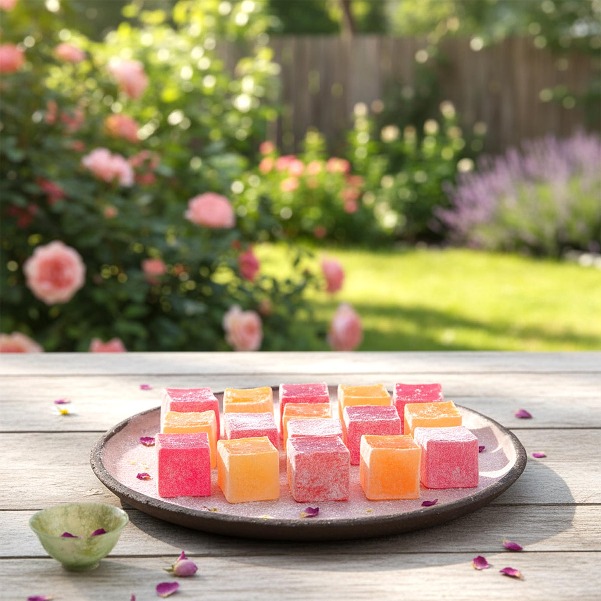 HazerBaba Turkish Delight Candy Rose, Lemon & Orange, 16 Oz (Pack of 1)