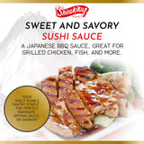 Japanese Sushi Sauce by Shirakiku | Sweet and Savory Authentic Asian, Cooking, Grilling, Perfect for Eel, Unagi | Non GMO| 18 oz.
