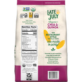Late July Chia & Quinoa Organic Tortilla Chips, 10.1 Oz Bag