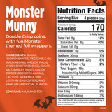 Palmer Milk Chocolate Assortments, Crisp and Crunchy Candy, Individually Wrapped Halloween Pieces, Making Candy Fun Since 1948 (1 Pound, Monster