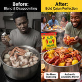 Slap Ya Mama Seafood Boil 4 LB (Pack of 2) - Seasoning Mix for Shrimp Crab Crawfish and Lobster - Backyard Seafood Boil Pack with Refrigerator Magnet