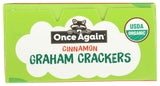 Once Again Organic Cinnamon Graham Crackers, 7.93 OZ