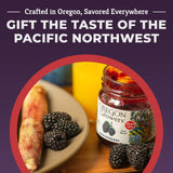 Oregon Growers Marionberry Fruit Spread - Marionberry Jam Made In Oregon, Blackberry Jam, Blackberry Fruit Spread, All Natural Ingredients, Non-GMO