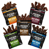 Beef Jerky Variety Pack | 5 Flavors & Up to 36g Protein Per Bag | Exceptionally Tender, Bold Flavors, USA Made, High Protein Carnivore Snacks | Jerky