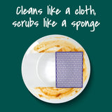 Scotch-Brite Stay Clean Scrubbing Dish Cloths, Rinses Clean and Dries Quick, 2 Non-Scratch Dish Cloths