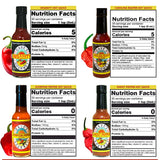 Dave’s Gourmet Insanity Super Hot Sauce Variety 4-Pack - Carolina Reaper, Ghost Pepper, Scorpion & Insanity - Extreme Heat, Bold Flavor - Vegan