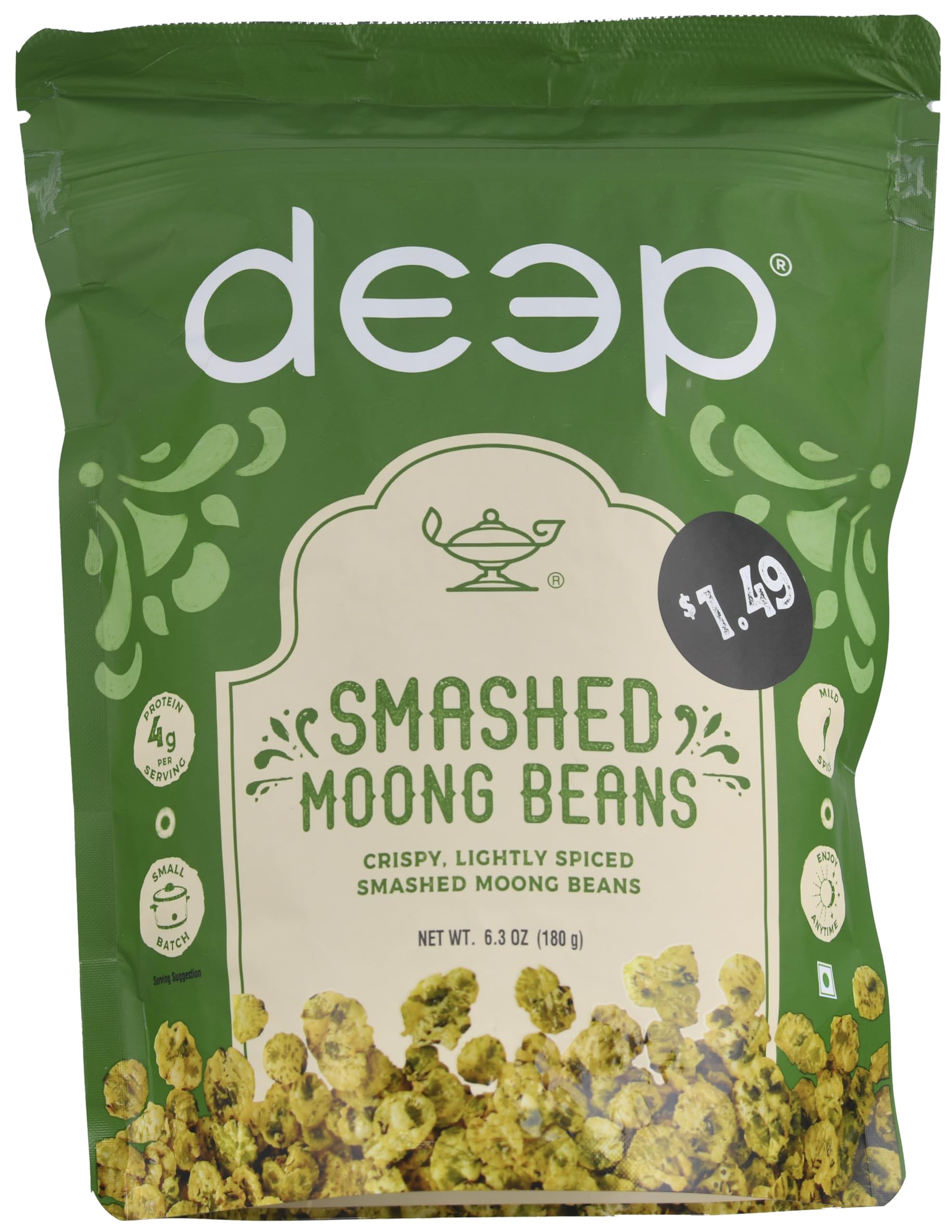 Smashed Moong Beans (6.3oz)