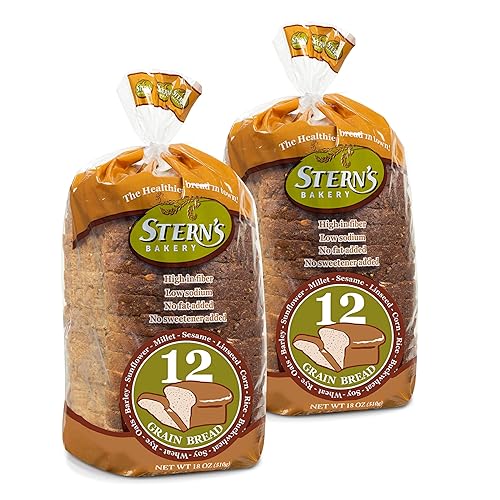 Multigrain Bread-2 Pack-18 oz Per Loaf | Delicious Sandwich Bread | Dairy & Nut Free | Stern’s Bakery