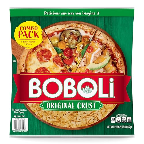 Boboli 12 Inch Twin Pack Pizza Crust, 2 count, 38 oz