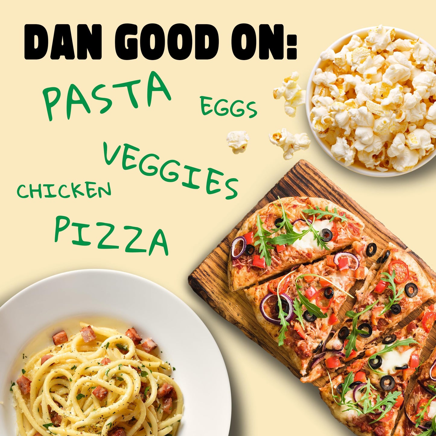Dan-O's Cheesoning Seasoning, 2.6 oz Bottle, 2 Pack, All Purpose Seasoning for Pizza, Popcorn, Chicken, Bread and More, Sugar Free, Zero Calorie