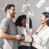Celebration Billionaire Explosion Cake Box by Send A Cake, Ready-to-Gift Surprise with Mini Bundt Cakes, Candies & Music - Fun Birthday & Party Gift