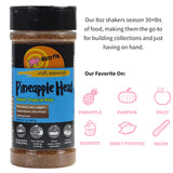 Dizzy Pig Pineapple Head Savory Sweet Tropical Seasoning Rub (8oz Shaker) - Seasons 30+lbs of Food - Hand Made in the USA - MSG Free, Gluten Free