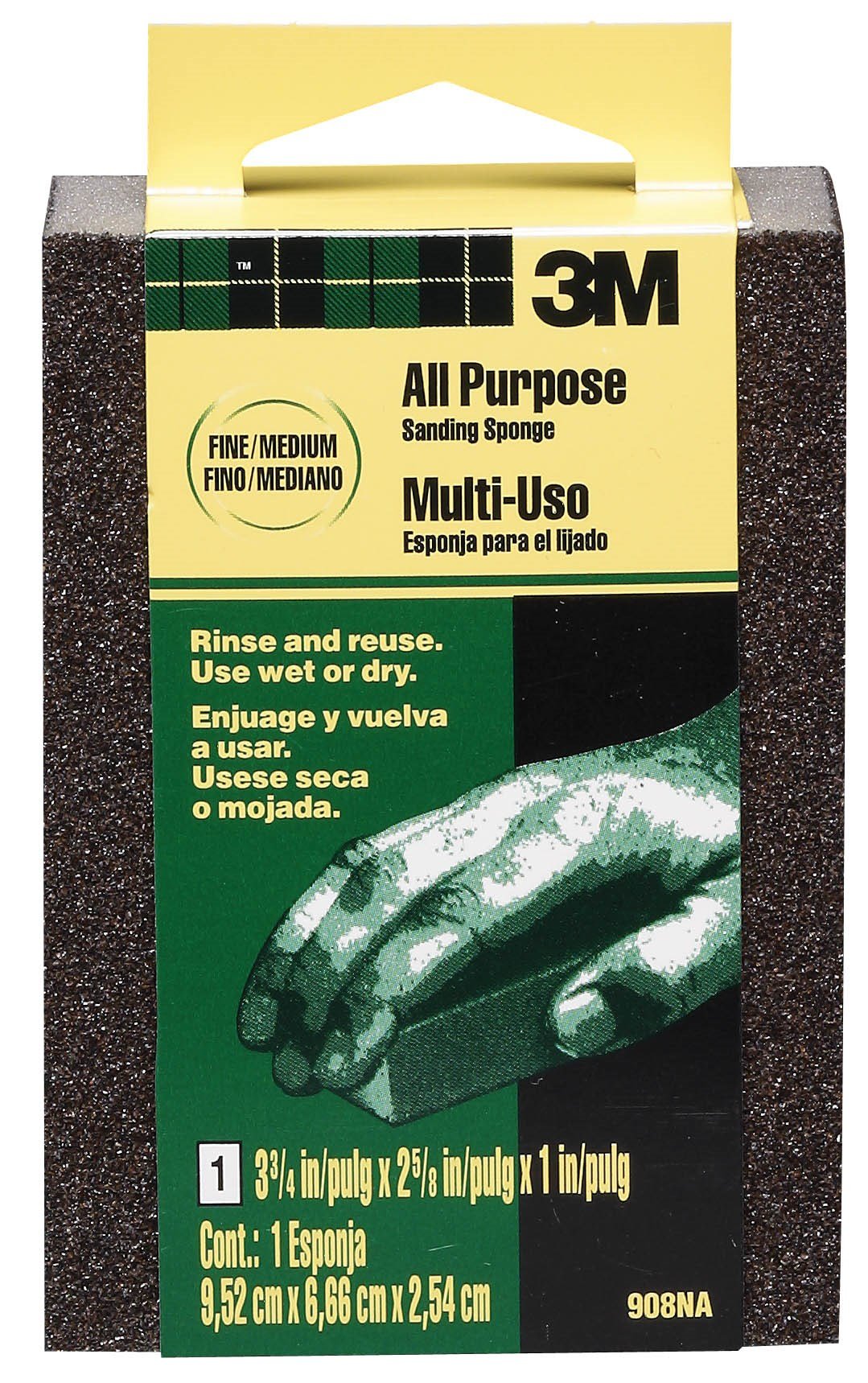 3M 908NA Fine Flexible Sanding Sponges