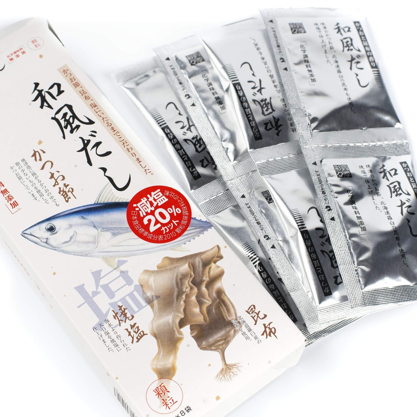 SKYFOOD Basic Wafu Dashi Powder - Awase (Bonito and Kelp) / MSG Free,No food additives,No chemical seasonings,1.69 oz