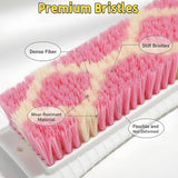 4 Pack Scrub Brush for Cleaning Scrubbing Brush with Stiff Bristle Multi-Purpose Heavy Duty Scrub Brushes,Deep Cleaning Brushes for Bathroom, Floor