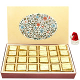 Ghasitaram Gifts Christmas Gifts Eco 4 Part Print 24 Pcs Sugarfree Chocolates Box