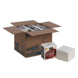 Georgia-Pacific Professional 25024 Brawny Industrial Heavy Duty Qrtrfld Shop Towels, 13x13, White, 70 Per Pack (Case of 12 Packs)