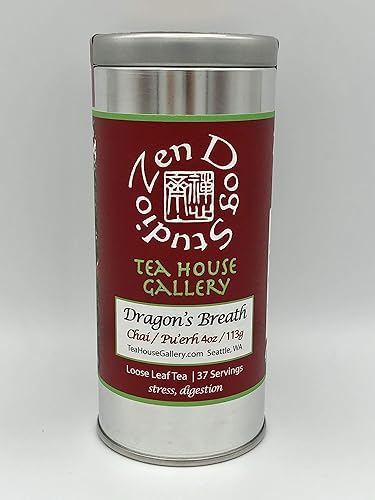 Zen Dog Teas DRAGON’S BREATH Chai Pu-erh Tea Organic