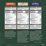 ALOHA Organic Plant Based Protein Bars - Sampler Pack 2nd Edition - 12 Bars, Vegan, Low Sugar, Gluten-Free, Paleo, Low Carb, Non-GMO, No Stevia, No