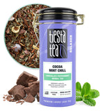 Tiesta Tea - Cocoa Mint Chill Loose Leaf Tea, Chocolate Peppermint Herbal Rooibos Blend, Non-Caffeinated, Brew Hot or Iced, Refillable Tin, Makes Up