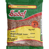 Sadaf Toasted Buckwheat Kasha - Whole Buckwheat Groats for Cooking and Food Flavoring - 100% Pure Grain - Middle Eastern Cuisine - 16 Oz Reseable Bag
