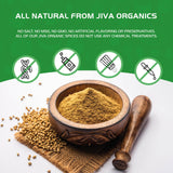 Jiva Organic Coriander Powder 1 Pound Large Jar (16oz) - Pure, Non-GMO, Lab Tested, 100% Raw Ground Coriander from India