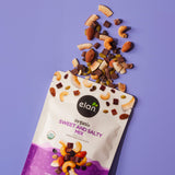 Elan Organic Sweet & Salty Mix, 5.3 oz, Non-GMO, Gluten-Free, Vegan, Kosher, Vegan Dark Chocolate, Dried Fruits (Raisins, Dates), Nuts (Roasted