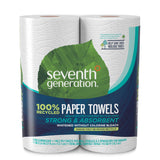 Seventh Generation Paper Towels, 100% Recycled Paper, 2-ply, 2 Rolls (Packaging May Vary)
