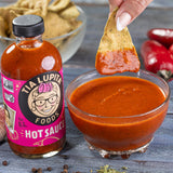 Tia Lupita Hot Sauce | 8 oz x 1 Bottle | Flavorful Heat, Medium Spice, Smoky with hints of Sweetness | Gluten Free, Non GMO, Sugar Free, Low Sodium