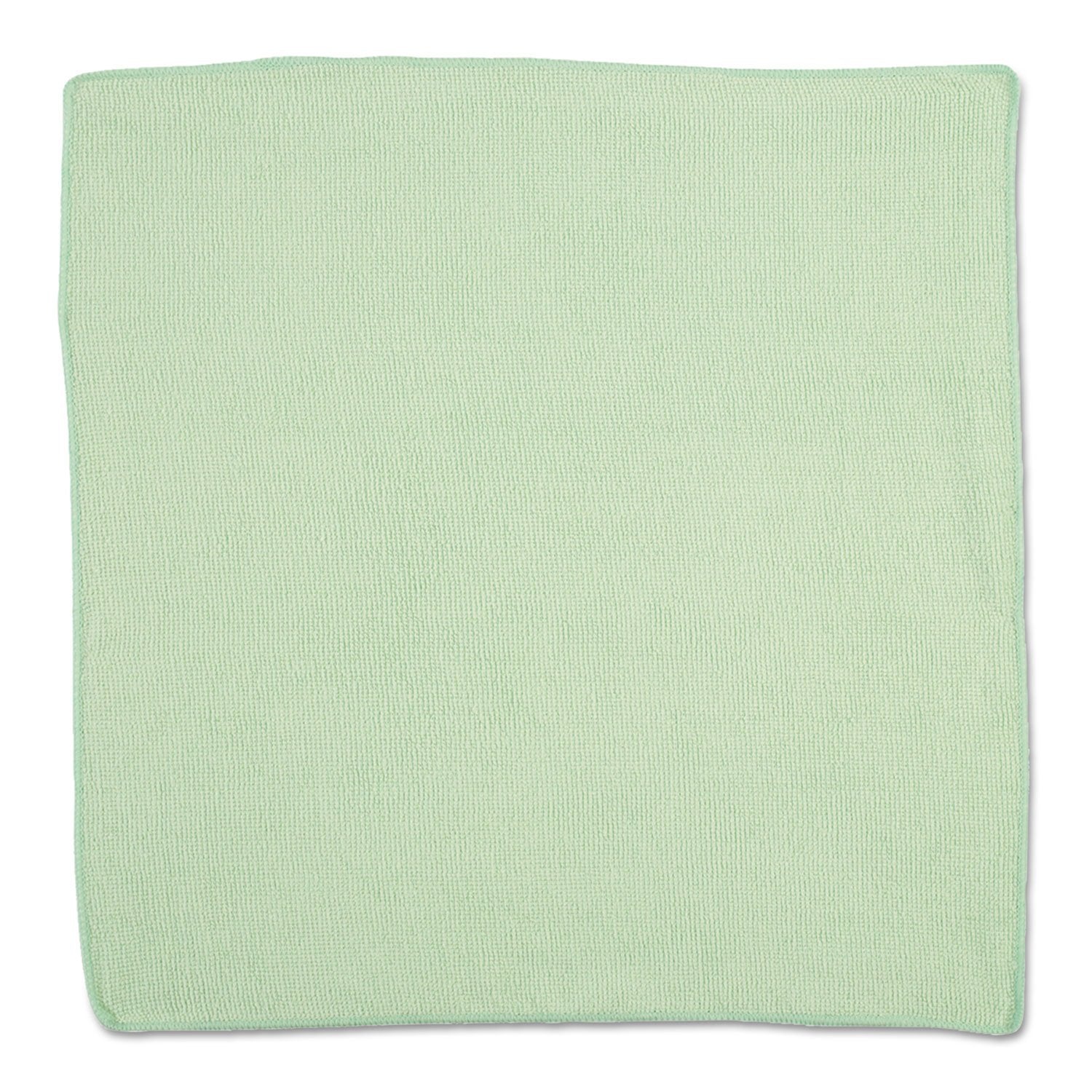 Rubbermaid Commercial Products HYGEN r-40 Recycled Microfiber Cloths, 16"" X 16"" Green, 24-Pack, Durable, Lint-Free, Wet-Dry Cleaning for Home