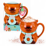 Capybara Mug & Hot Chocolate Gift Set - Cute Capybara Collectible Mug, 20g Hot Chocolate Mix. Perfect Present Christmas Stocking Fillers Gifts