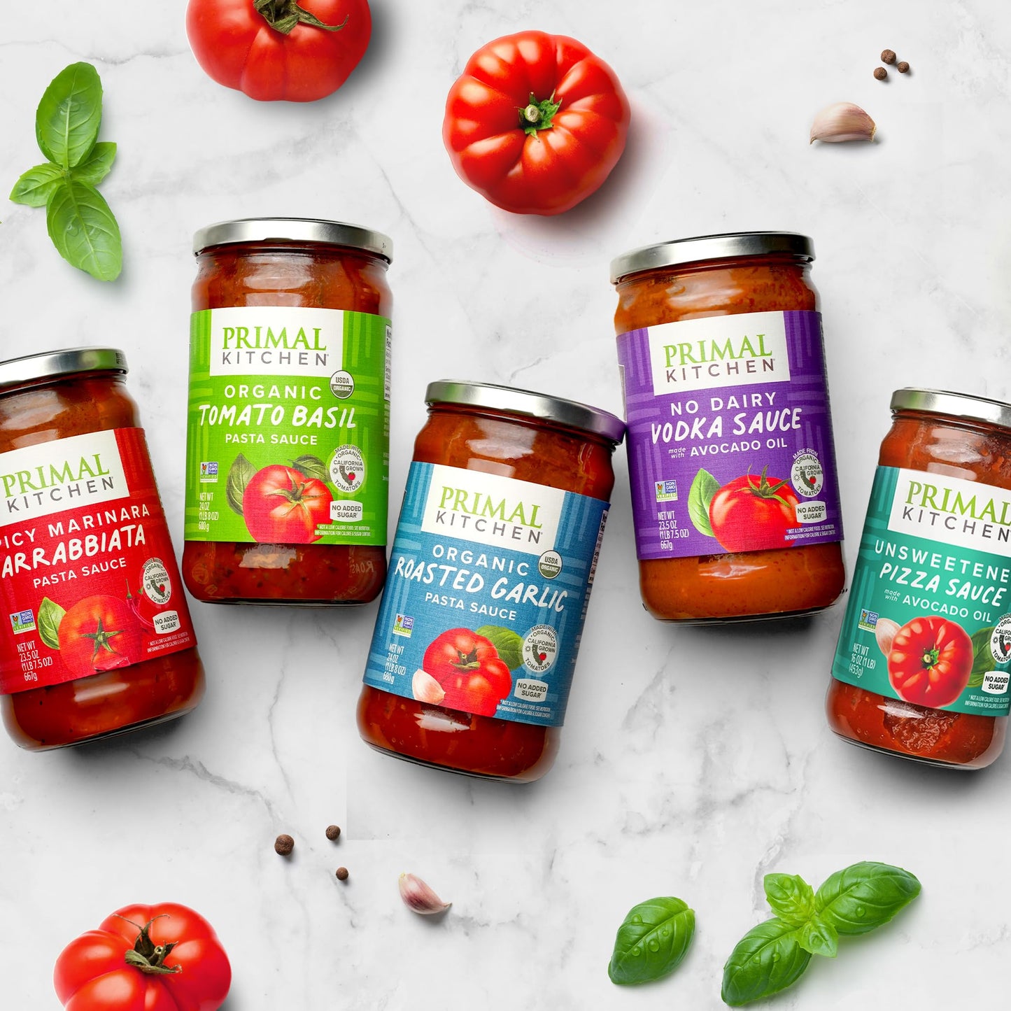Primal Kitchen No Dairy Vodka Sauce 2-Pack, No Added Sugar, No Dairy
