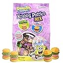 SpongeBob SquarePants Krabby Patties Candy, Sweet and Sour Gummies, Individually Wrapped Easter Egg Hunt Fillers, 30 Count