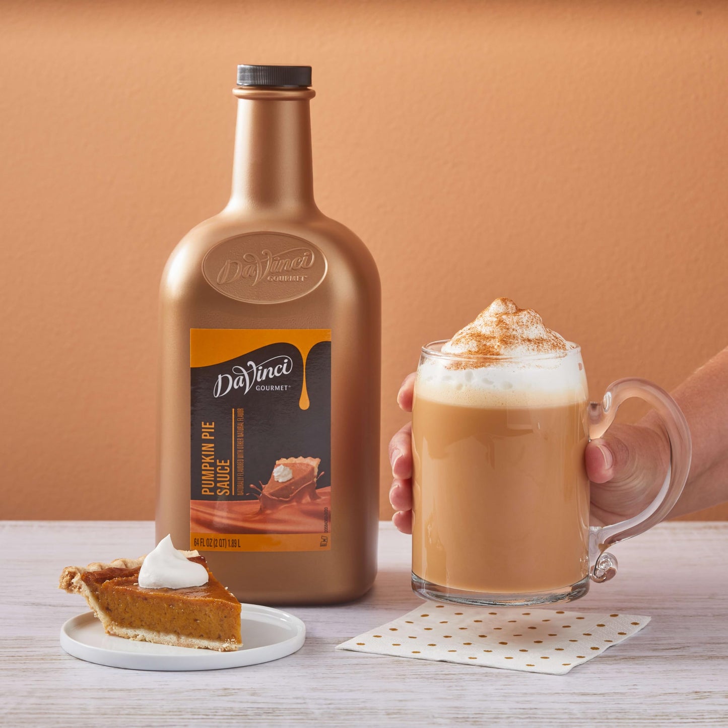 DaVinci Gourmet Pumpkin Pie Sauce, 64 Fluid Ounces (Pack of 1)