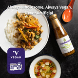 Watcharee's Thai Basil Garlic Sauce, Gluten Free, Vegan, Authentic Stir Fry, Dressing, Rice Seasoning, Condiment & Dipping Sauce - 7.4 oz Bottle (Pack