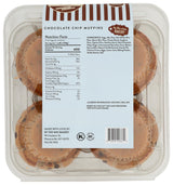 By the Way Bakery Chocolate Chip Muffins 4 Count, 14 OZ