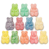 Albanese World's Best Sour 12 Flavor Gummi Bears | 8oz Bag of Candy | 12 Unique Super Sour Flavors, Gluten Free, Fat Free, Soft and Chewy Gummy Bears
