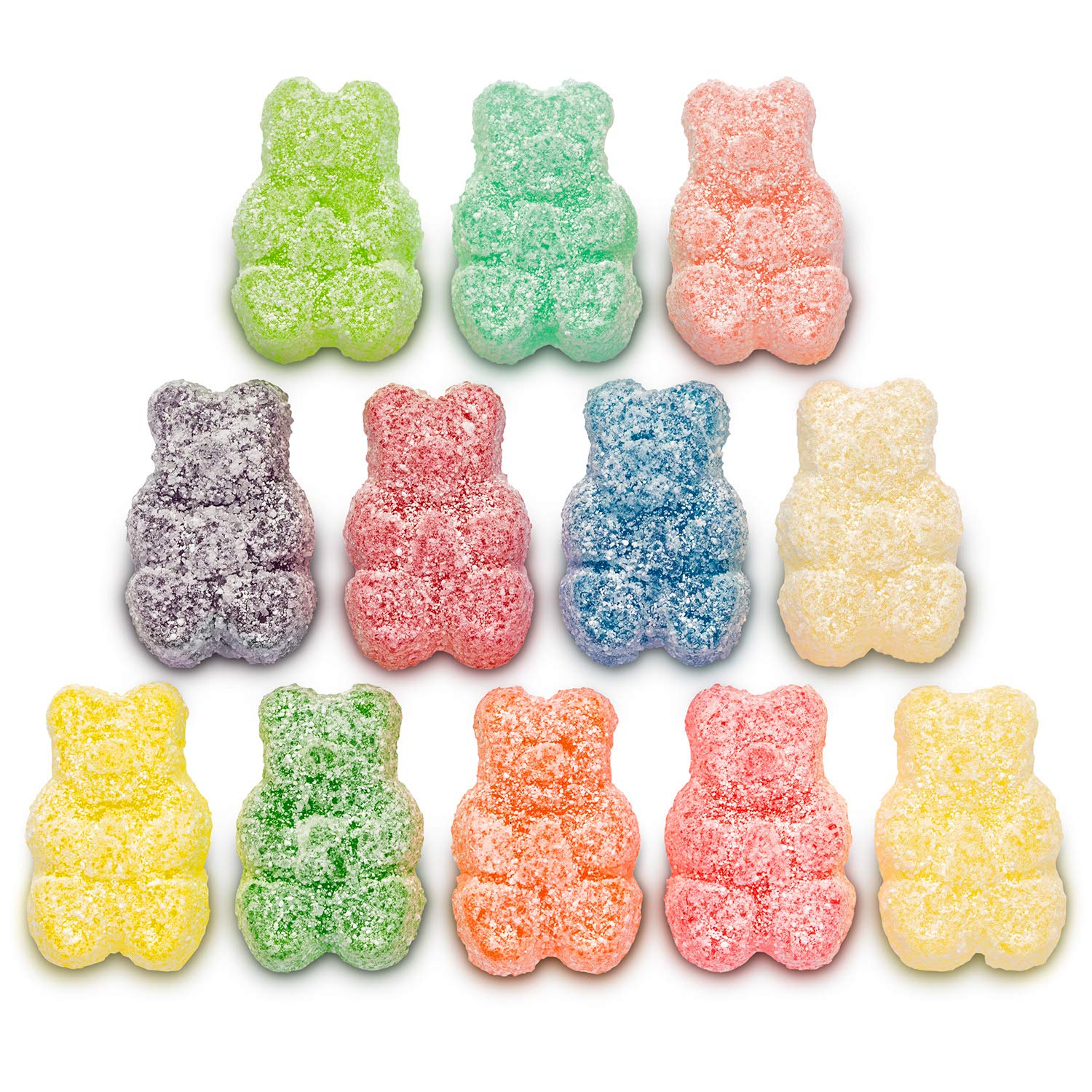 Albanese World's Best Sour 12 Flavor Gummi Bears | 8oz Bag of Candy | 12 Unique Super Sour Flavors, Gluten Free, Fat Free, Soft and Chewy Gummy Bears
