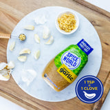Spice World Squeezable Organic Minced Garlic - Value 20oz Container, USDA Certified Organic Garlic with Non-GMO Ingredients - Ready-to-Use Seasonings