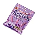Bourbon Fettuccine Gummi Grape Candy, 10-Pack - Japanese Sour & Chewy Gummy Strips Made with Real Fruit Juice