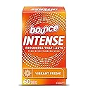 Bounce Intense Dryer Sheets, Vibrant Fresh, 60 Count, Scent Boosting Dryer Sheet