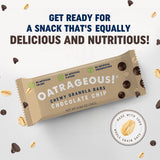 OATRAGEOUS! Chewy Granola Bars, Chocolate Chip Granola Bar Made with Whole Grain Oats for Protein, Healthy Grains and Fiber, Snack or Breakfast Bars