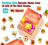 Better with Buckwheat Rosemary & Herbs Gluten-Free Crackers - Healthy Snack Crackers, Grain-Free, Non-GMO, Sugar-Free - 1 Pack