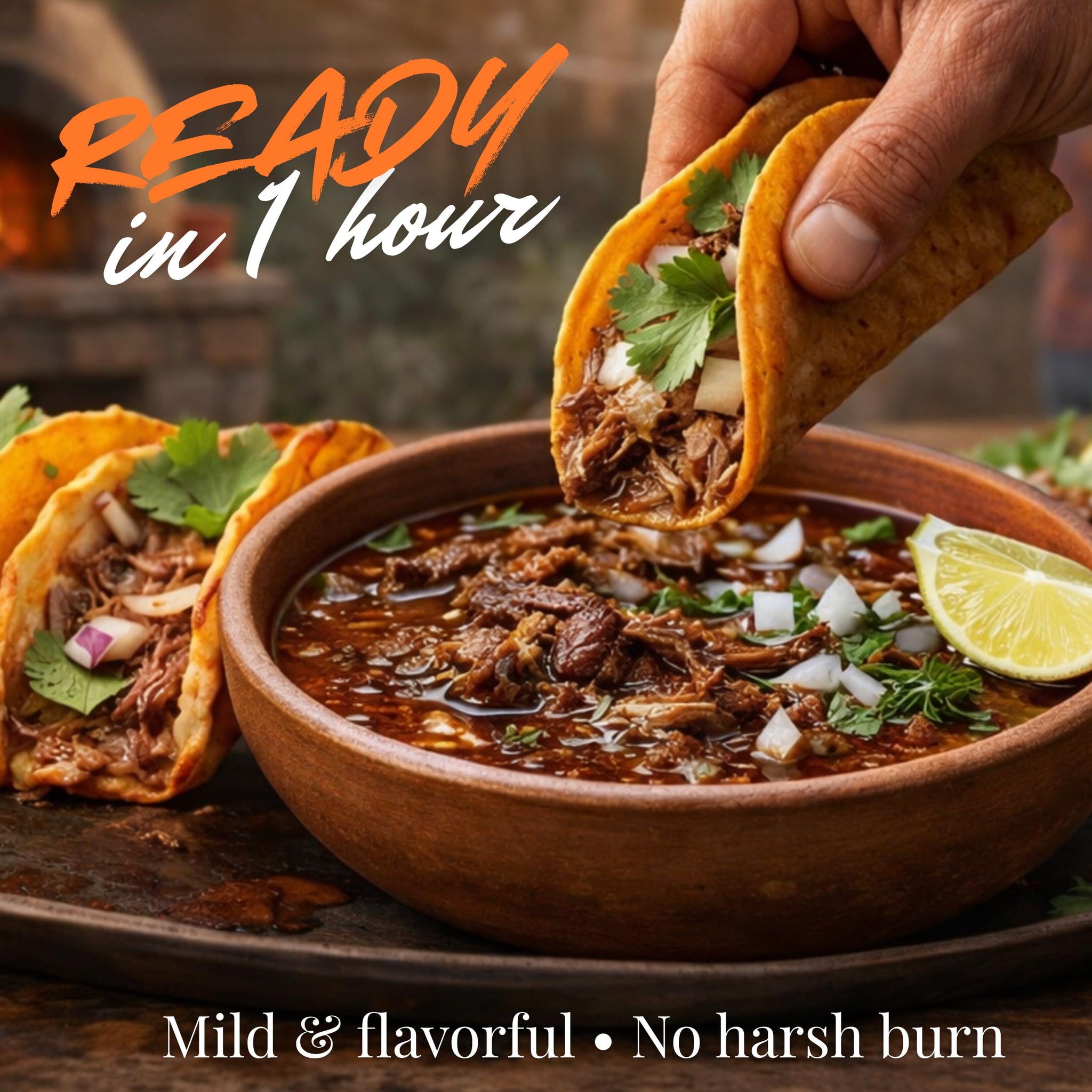 Hugo’s Birria Marinade & Consommé Base - Traditional Mexican Adobo Taco Sauce for - Slow Cooker, Instant Pot, Pressure Cooker Ready - No MSG - 12 oz